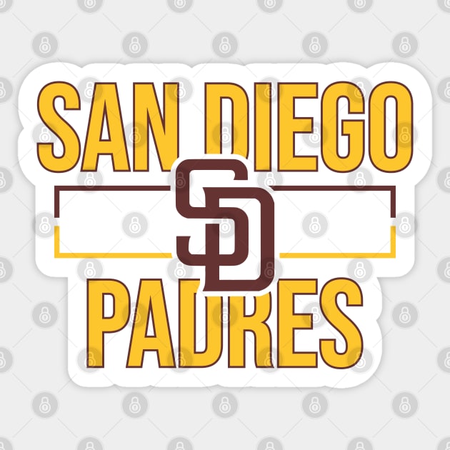 Padres San Diego II Sticker by Burblues